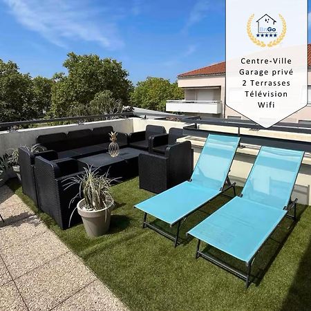 Bngo I Immense Rooftop Lyon I 2 Chambres, 4 Places Parkings, 2 Immenses Terrasses, 8 Personnes 外观 照片